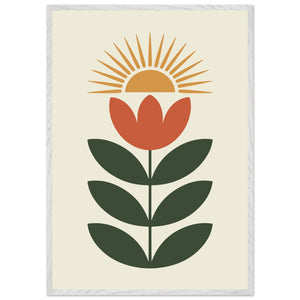 Abstract Floral Sun - Vibrantwalls