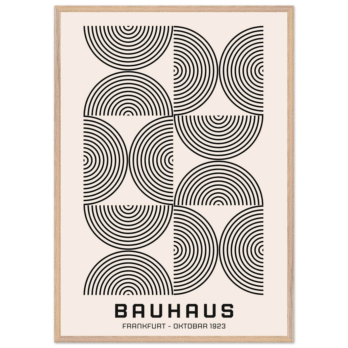 Bauhaus Black & Beige - Vibrantwalls