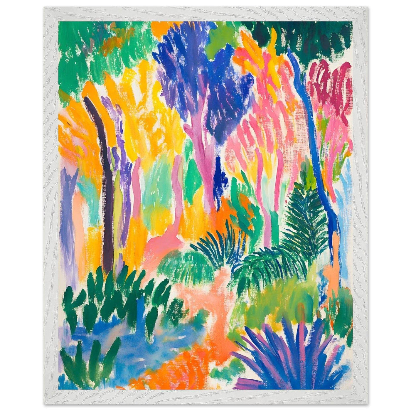 Abstract Foliage Art - Modern Wall Decor for Your Home - Vibrantwalls