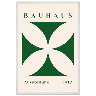 Deep Green Cream Bauhaus 1919 - Vibrantwalls