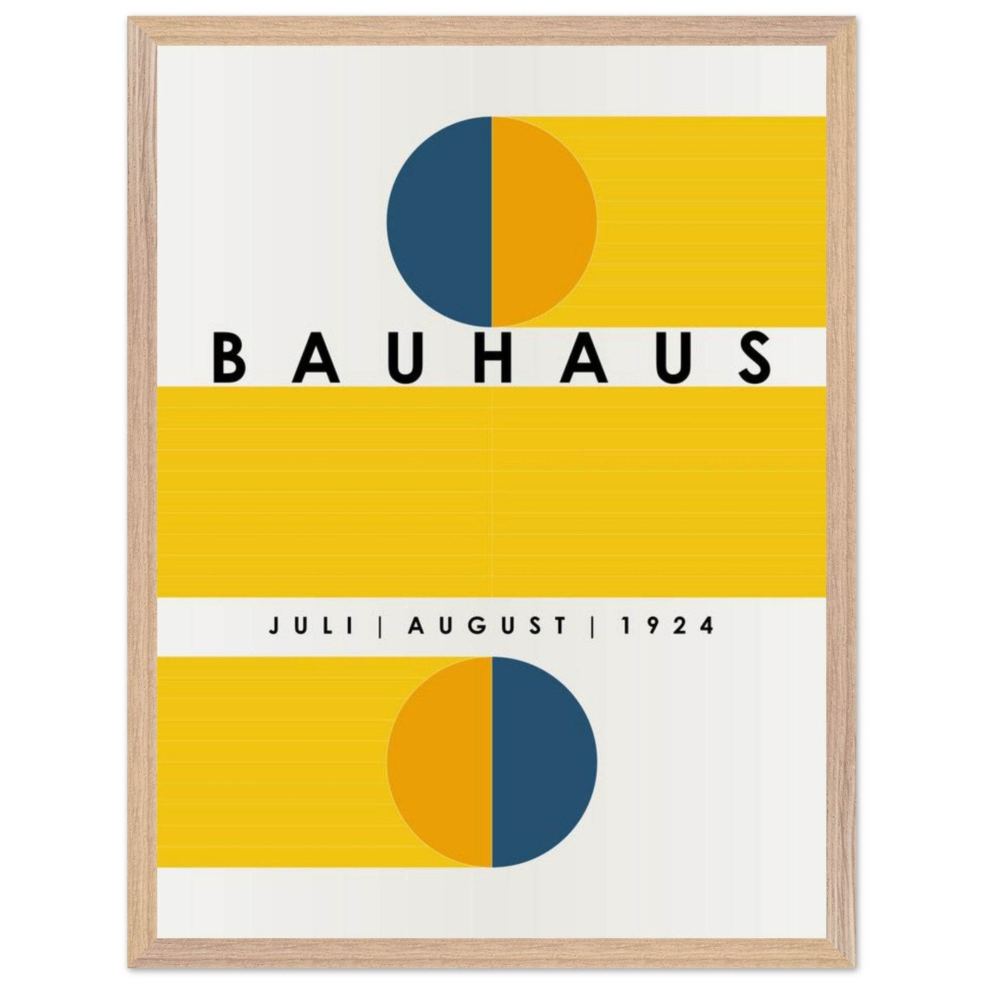 Bauhaus Blue Tunnel Geometric - Vibrantwalls
