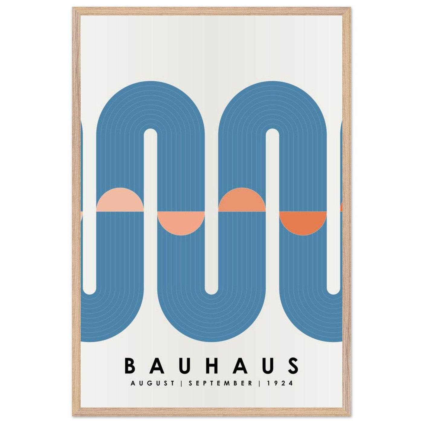 Bauhaus-Style The Blue - Vibrantwalls