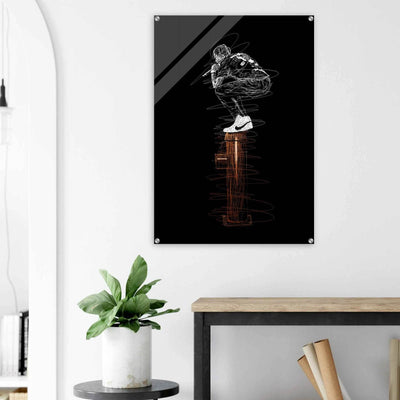 Connor McGregor Scribble Art Acrylic Print – Dynamic, Modern, & High-Impact Wall Decor - Vibrantwalls