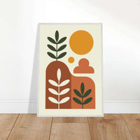 Desert Horizon Landscape Abstract Wall Art - Vibrantwalls