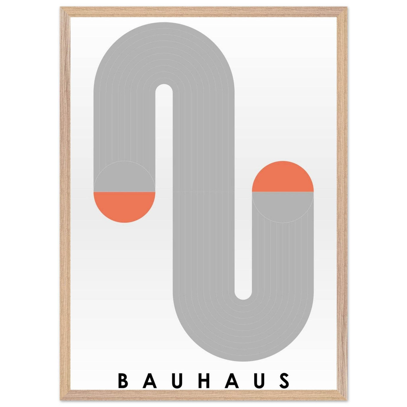 Bauhaus-Style The Blue Tunnel - Vibrantwalls