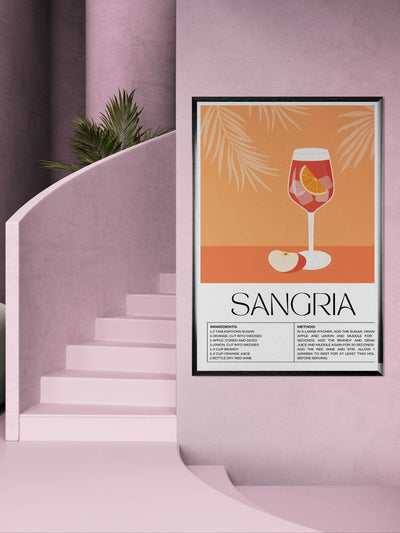 Sangria Cocktail Recipe - Vibrantwalls