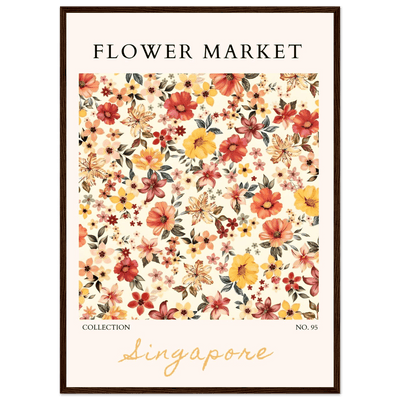Flower Market Collection Framed Posters – Vibrant Floral Art Prints | Ready-to-Hang in Your Choice of Frame - Vibrantwalls