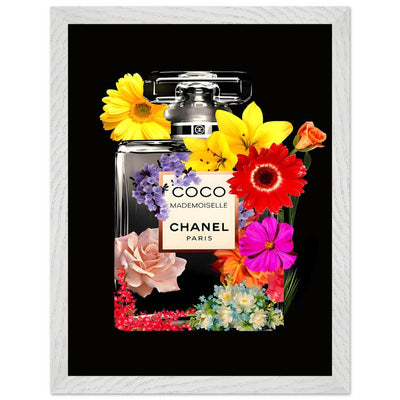 Vibrant Coco Mademoiselle Floral Art Print - Premium Framed Wall Decor in Your Choice of Size & Finish - Vibrantwalls