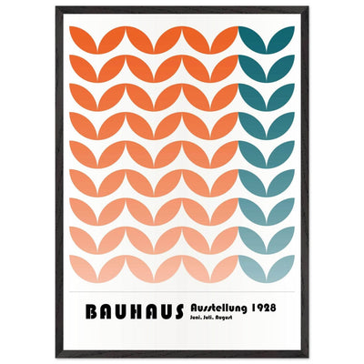 Bauhaus-Style The Blue Waves - Vibrantwalls