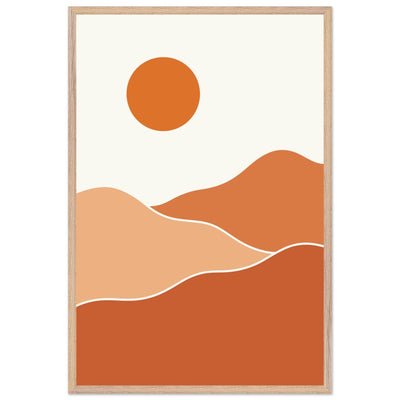 Abstract Desert Sunset - Vibrantwalls