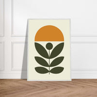 Botanical Green Plant Modern Abstract Wall Art - Vibrantwalls
