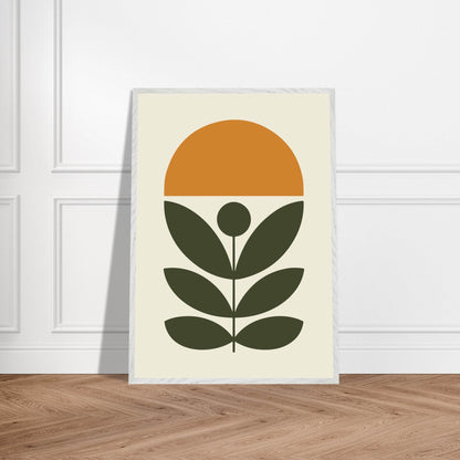 Botanical Green Plant Modern Abstract Wall Art - Vibrantwalls