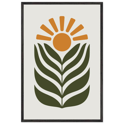 Desert Sun & Plant - Vibrantwalls