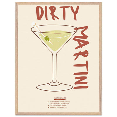 Dirty Martini Cocktail - Vibrantwalls