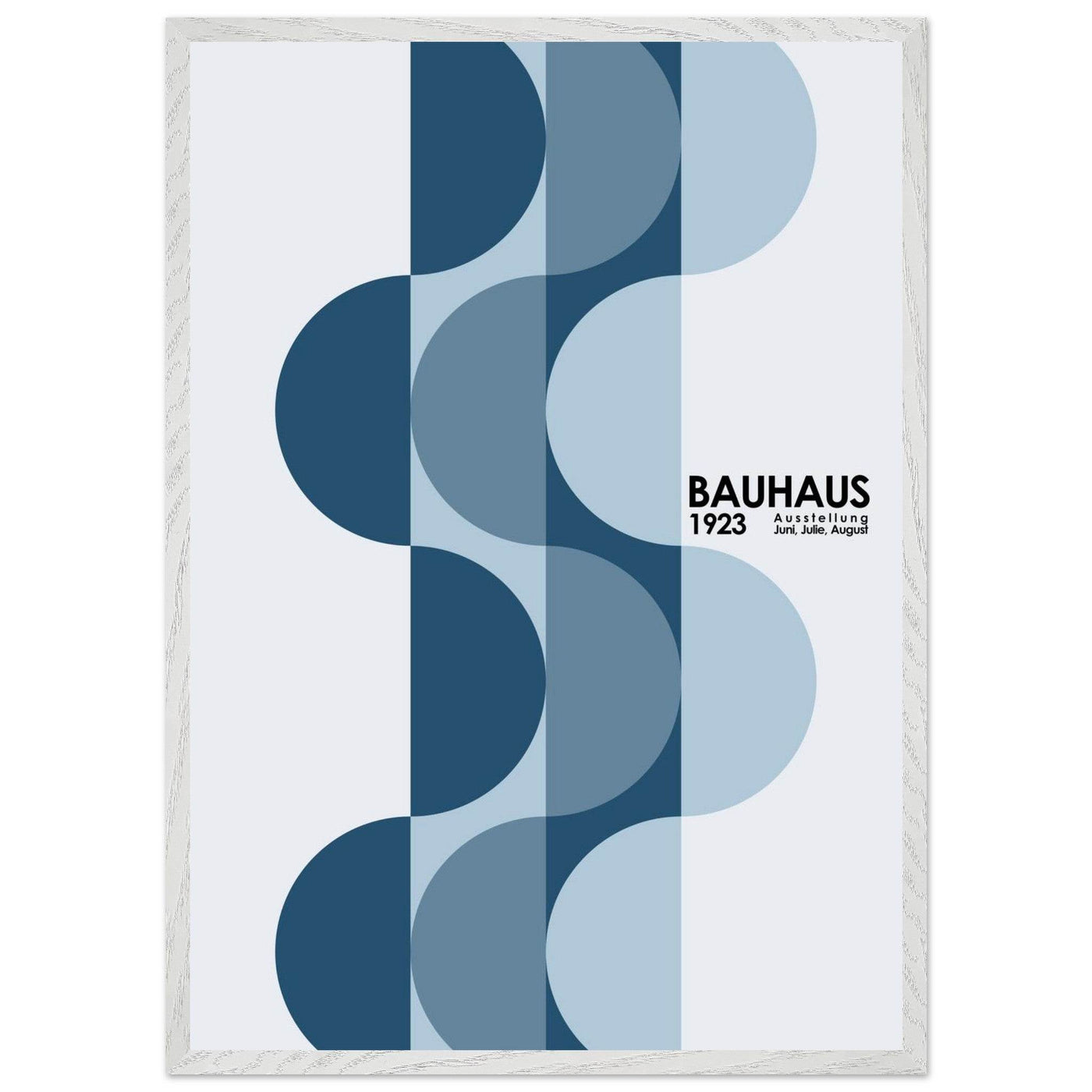 Bauhaus-Style The Blue Design - Vibrantwalls