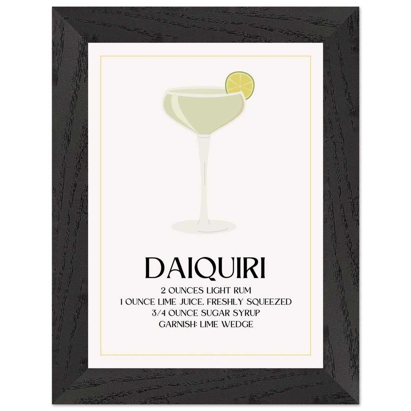 Classic Daiquiri Cocktail Recipe - Vibrantwalls