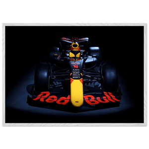 Red Bull Racing F1 Car Framed Poster – Premium Wooden Frame Art - Vibrantwalls