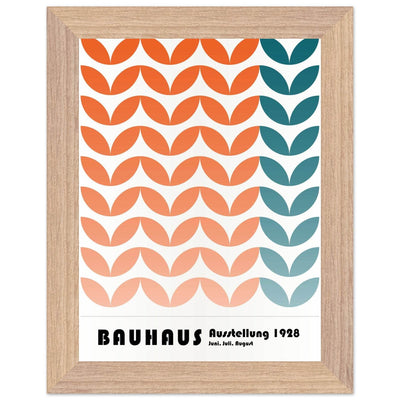 Bauhaus-Style The Blue Waves - Vibrantwalls