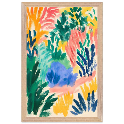 Abstract Floral Delight - Vibrantwalls