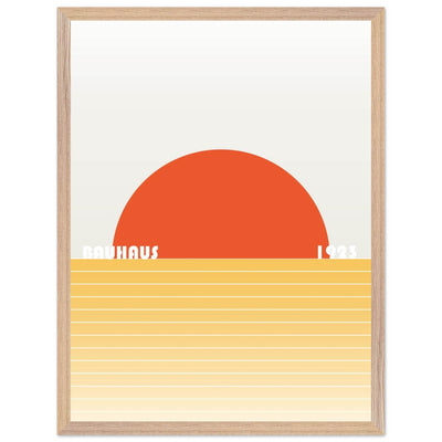 Bauhaus Sunset Abstraction - Vibrantwalls