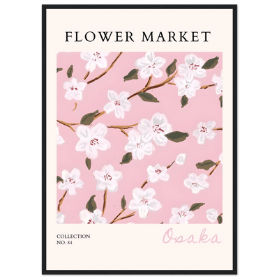Sakura Pink Bloom Framed Poster – Delicate Floral Art Print | Ready-to-Hang in Your Choice of Frame - Vibrantwalls