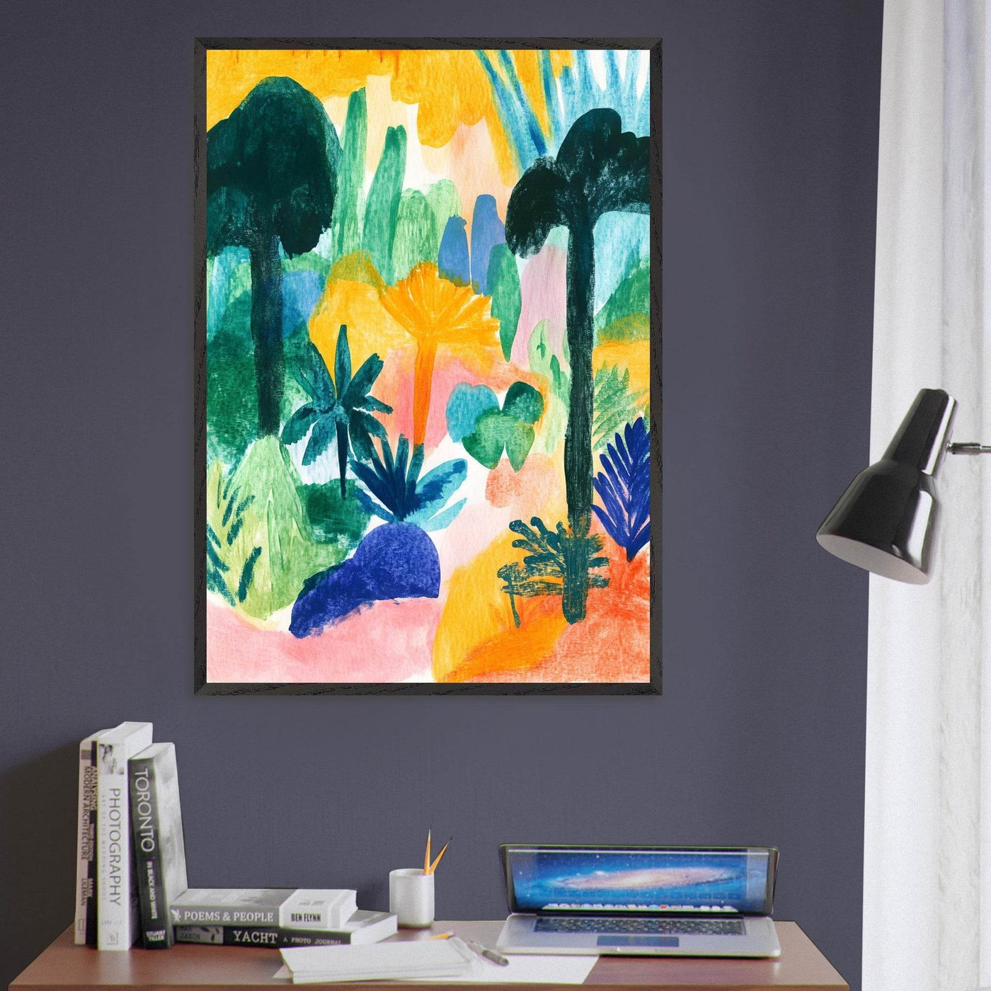 Abstract Tropical - Vibrantwalls