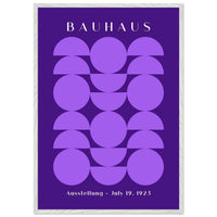 Bauhaus 1923 Purple Geometric Wall Art - Vibrantwalls