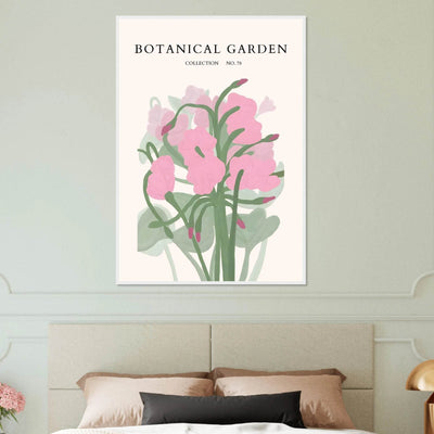 Botanical Garden Collection No. 78 Framed Poster – Blush Pink & Sage Green Floral Art Print | Ready-to-Hang - Vibrantwalls