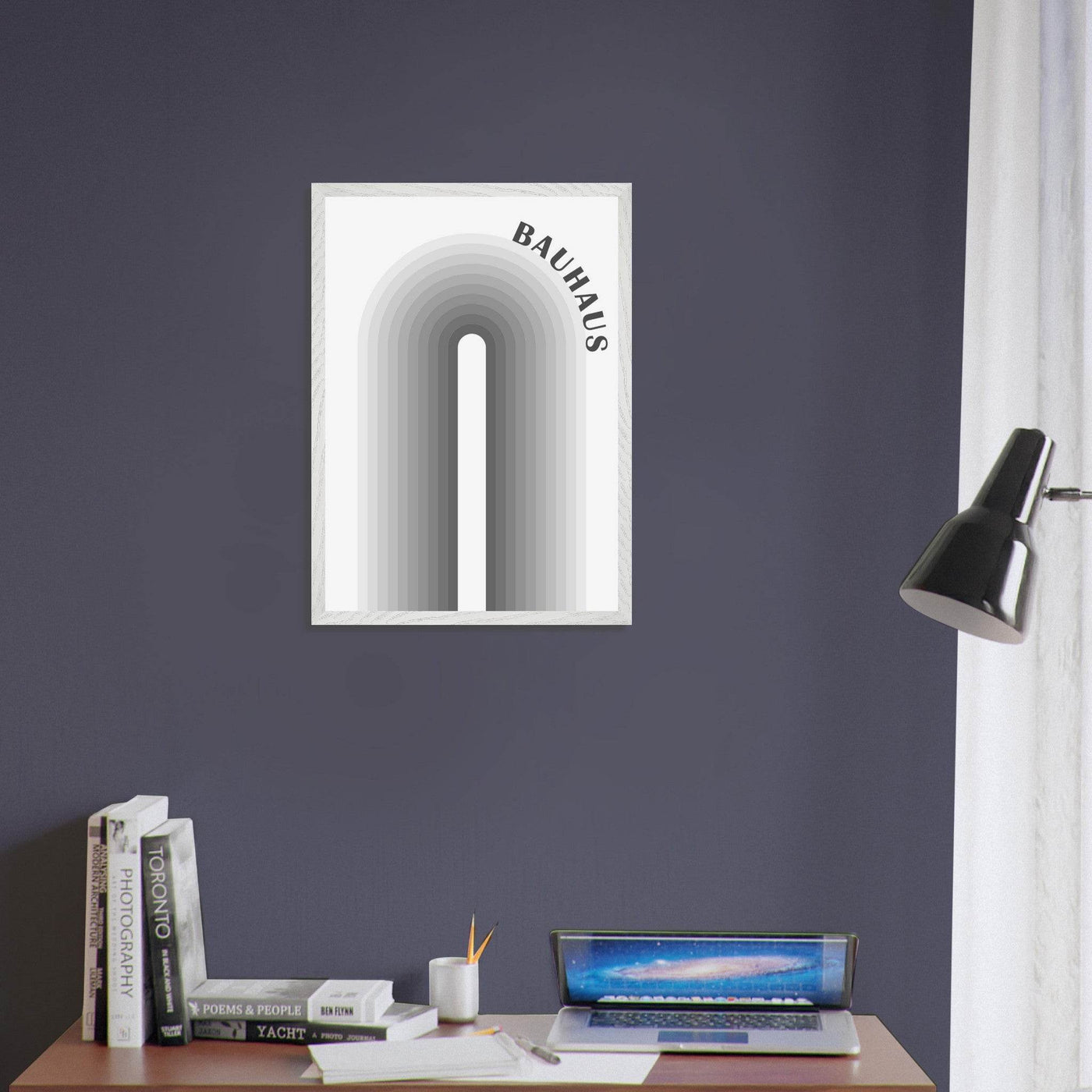 Bauhaus-Style Gradient Arch - Vibrantwalls