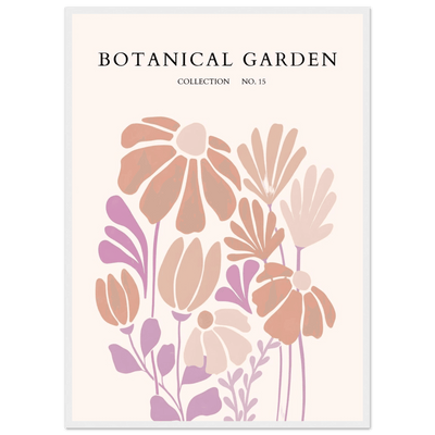 Botanical Garden Collection Framed Posters – Soft Floral Abstract Art Prints | Ready-to-Hang - Vibrantwalls