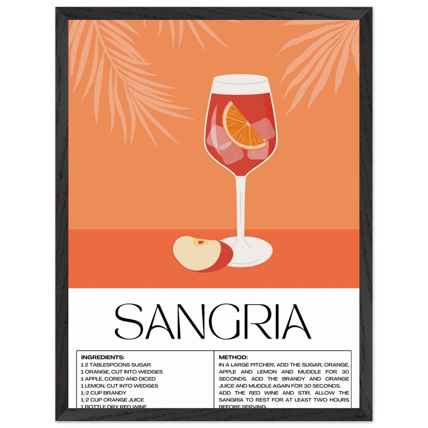 Sangria Cocktail Recipe - Vibrantwalls