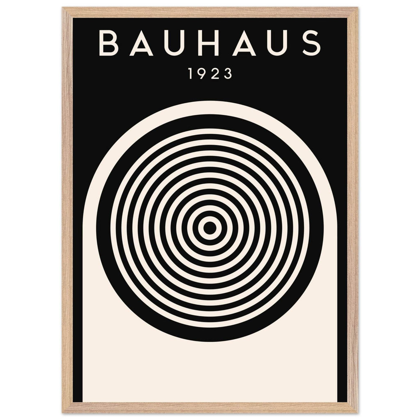 Bauhaus Black & Cream - Vibrantwalls