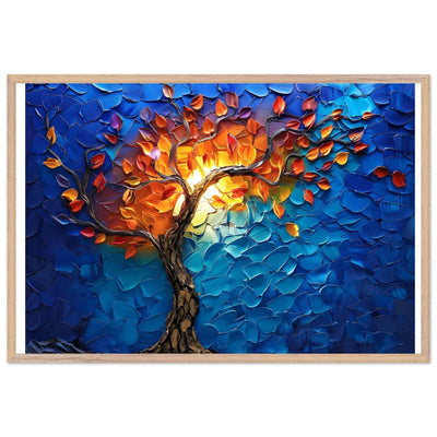 Vibrant Tree of Life Palette Knife Art - Vibrantwalls