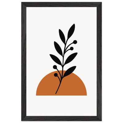 Minimalist Botanical Sunset - Vibrantwalls