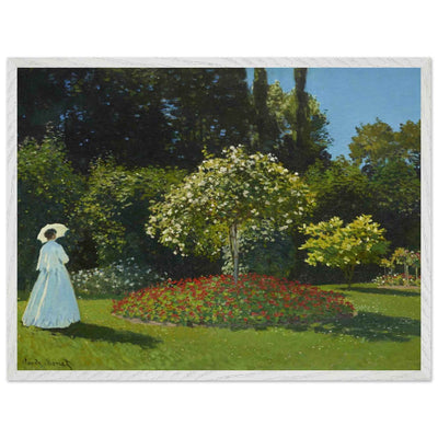 Woman in the Garden Art: Elegant Decor for Nature Lovers - Vibrantwalls