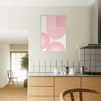 Bauhaus Soft Pink Geometric Design for Contemporary Spaces - Vibrantwalls