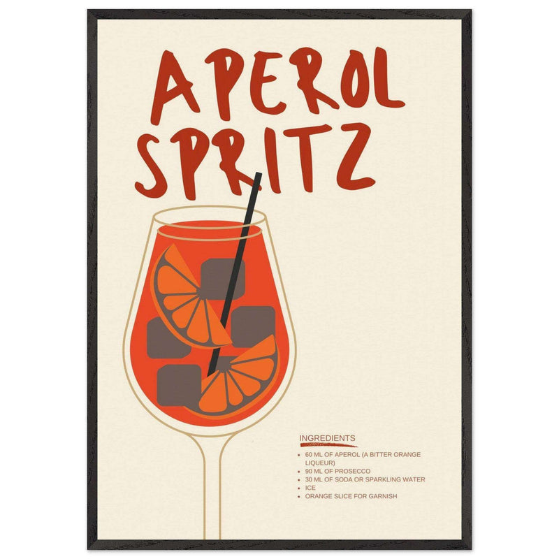 Aperol Spritz Italian Cocktail Wall Art - Vibrantwalls