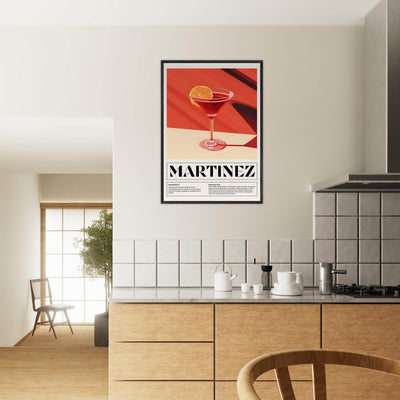 Martinez Cocktail - Vibrantwalls