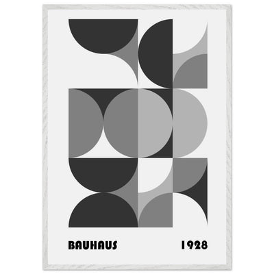Bauhaus 1928 - Geometric Monochrome - Vibrantwalls