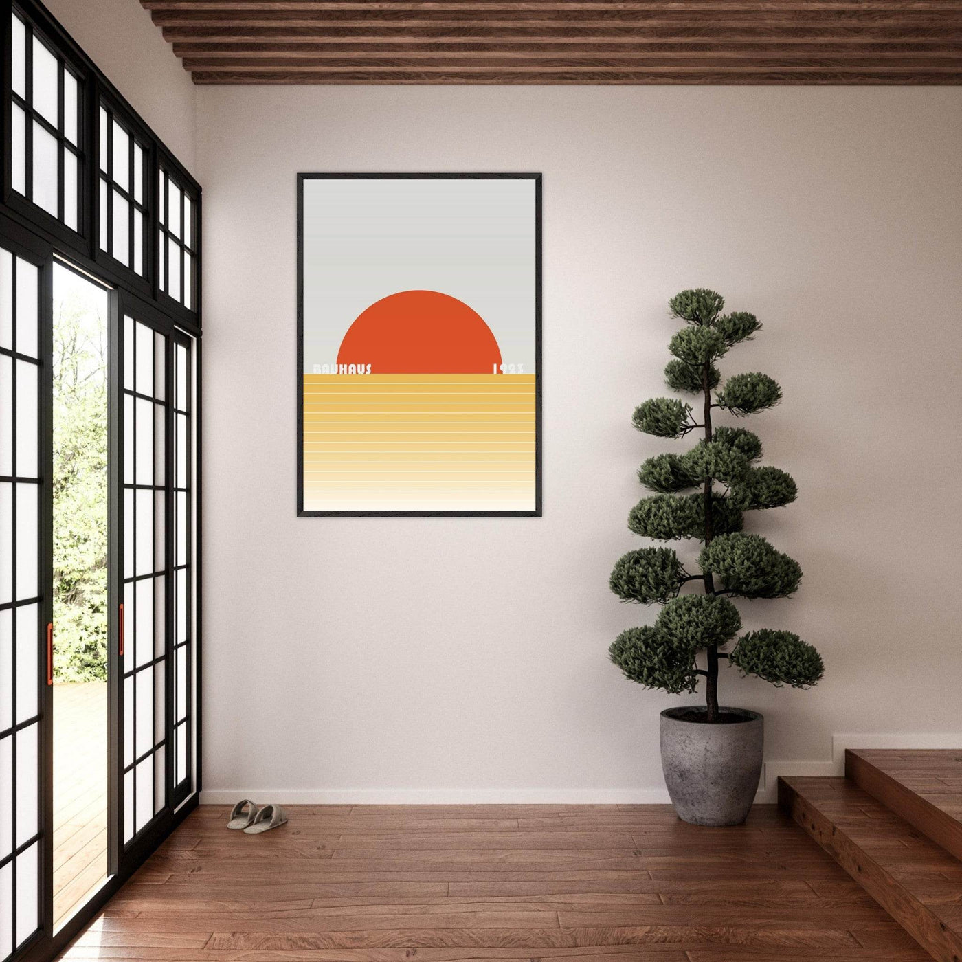 Bauhaus Sunset Abstraction - Vibrantwalls