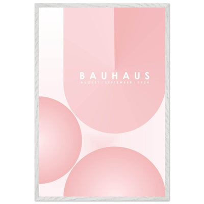 Bauhaus Soft Pink Geometric Design for Contemporary Spaces - Vibrantwalls