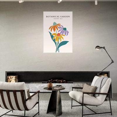 Botanical Garden Collection Framed Poster – Abstract Floral Art Print | Vibrant Colors, Ready-to-Hang - Vibrantwalls