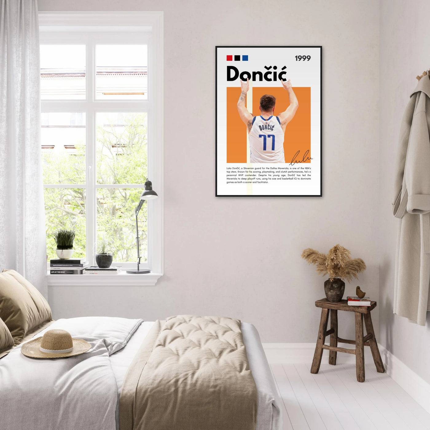 Luka Dončić El Matador Mavericks Framed Poster Vibrantwalls