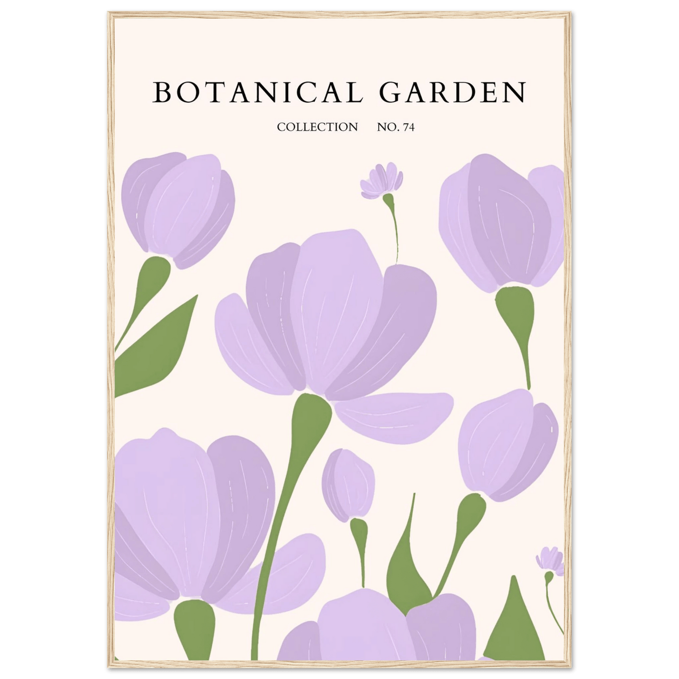 Botanical Garden Elegant Lavender Bloom Art Print - Vibrantwalls