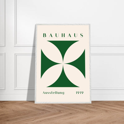 Deep Green Cream Bauhaus 1919 - Vibrantwalls