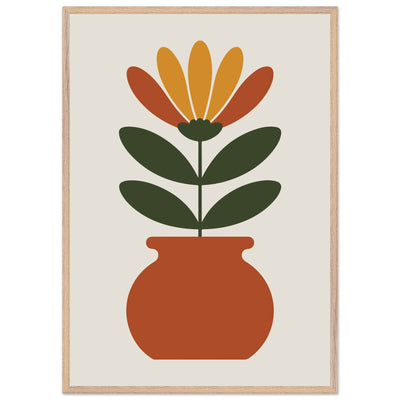 Floral Pot Art - Vibrantwalls