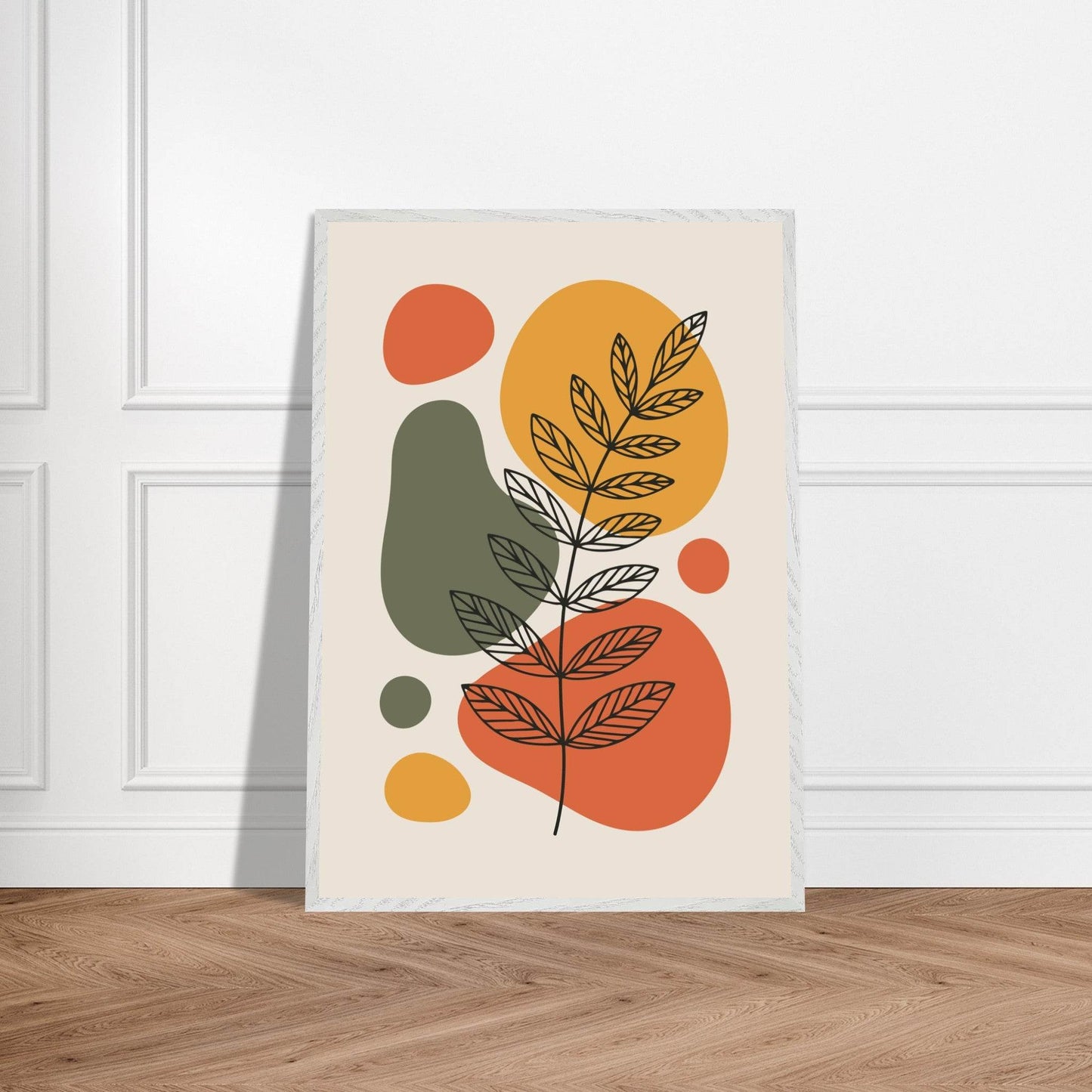 Botanical Nature Journey Abstract Wall Art - Vibrantwalls