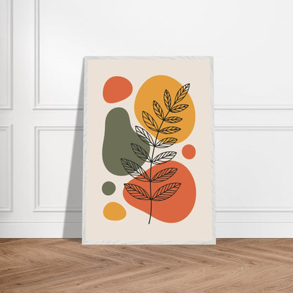 Botanical Nature Journey Abstract Wall Art - Vibrantwalls
