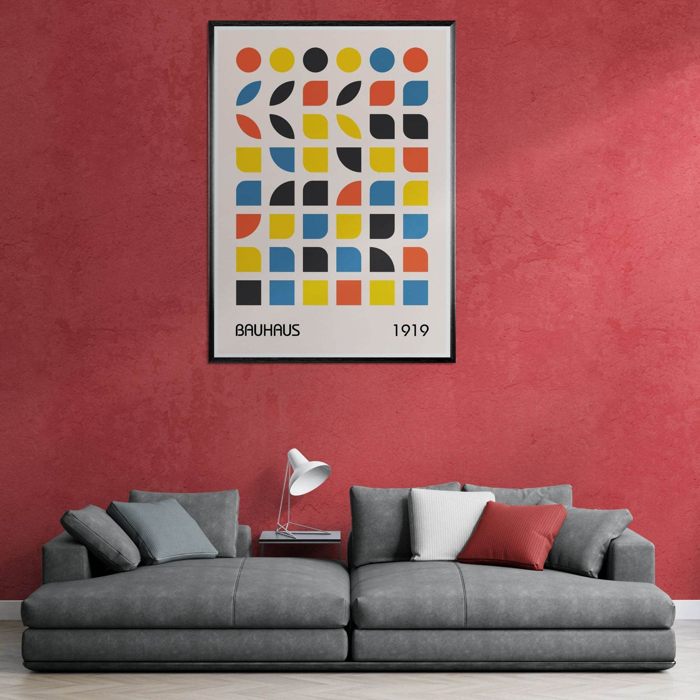 Bauhaus 1919 Geometric Abstract - Vibrantwalls