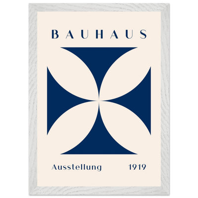 Bauhaus Exhibition 1919 - Navy Cream - Vibrantwalls
